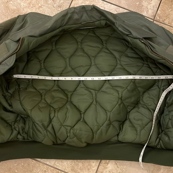 NWOT ultra force puffer bomber jacket military green - Picture 12 of 15